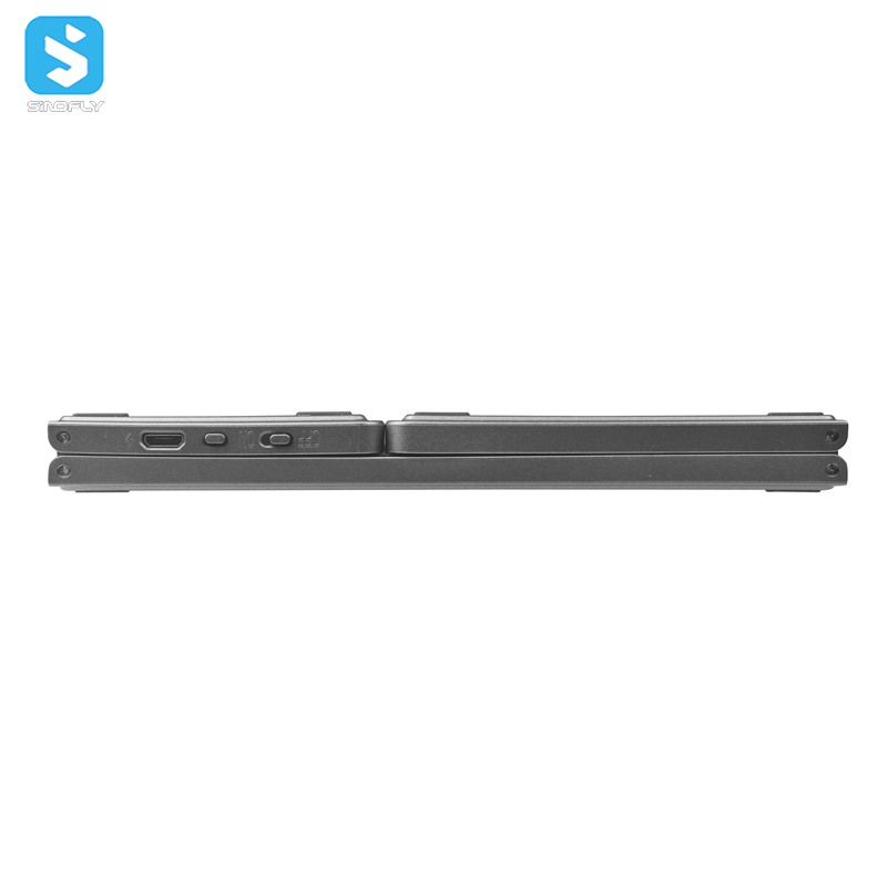 Slim portable wireless keyboard with lithium battery